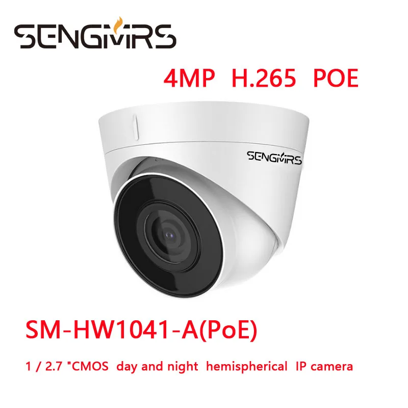 

SENGMRS Dome Camera IP Camera CCTV Camera securit PoE 4MP