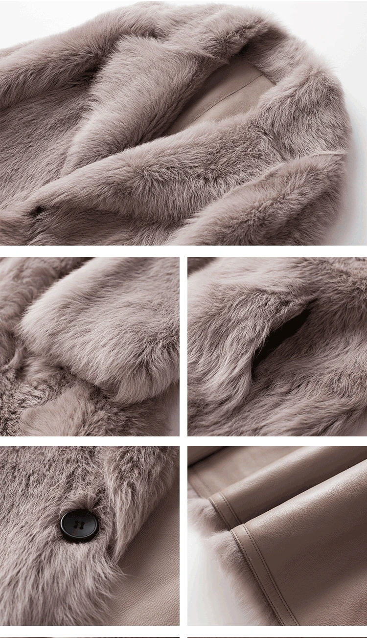 Зимнее пальто из натурального меха мужская длинная куртка из натуральной шерсти меховые куртки теплое роскошное пальто мужская одежда 19132 KJ3326