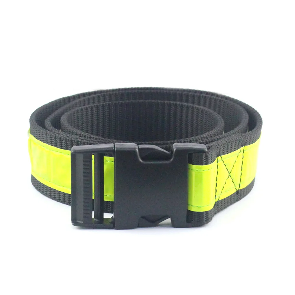 

Outdoor Tactical Reflective Strips Quick Release 250 Pound Seven Parachute Cord Survival Belt Night Defensive Adjustable Belt Bu