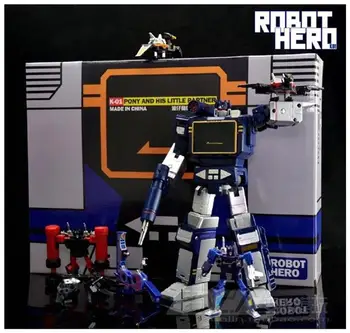 

New Transformation Toys Robot hero K01 SOUND WAVE KO G1 Action Figure with tape