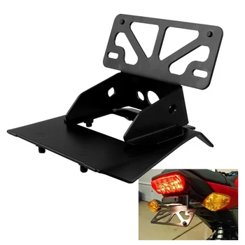 

Aluminum Alloy Adjustable Frame Decoration Replacement Sturdy Motorcycle Modified License Plate Bracket Holder For Honda Grom