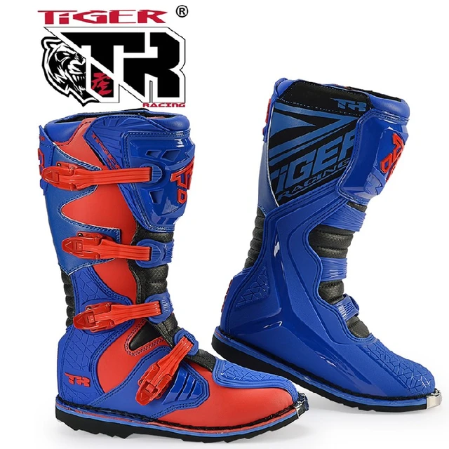 Botas de Motocross TR Enduro, equipo de equitación para hombre, MX,  motocicleta todoterreno - AliExpress