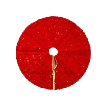 

Christmas Fabric Lace Christmas Tree Bottom Decoration Cloth 80cm Pleated Delicate And Durable Fabric