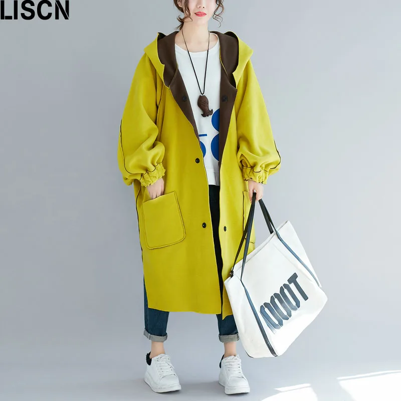 Vintage Batwing Reversible Jacket Women Oversize Fleece Hoody Plus Size Woolen Jackets Coats Long Windbreaker 5XL 6XL | Женская одежда