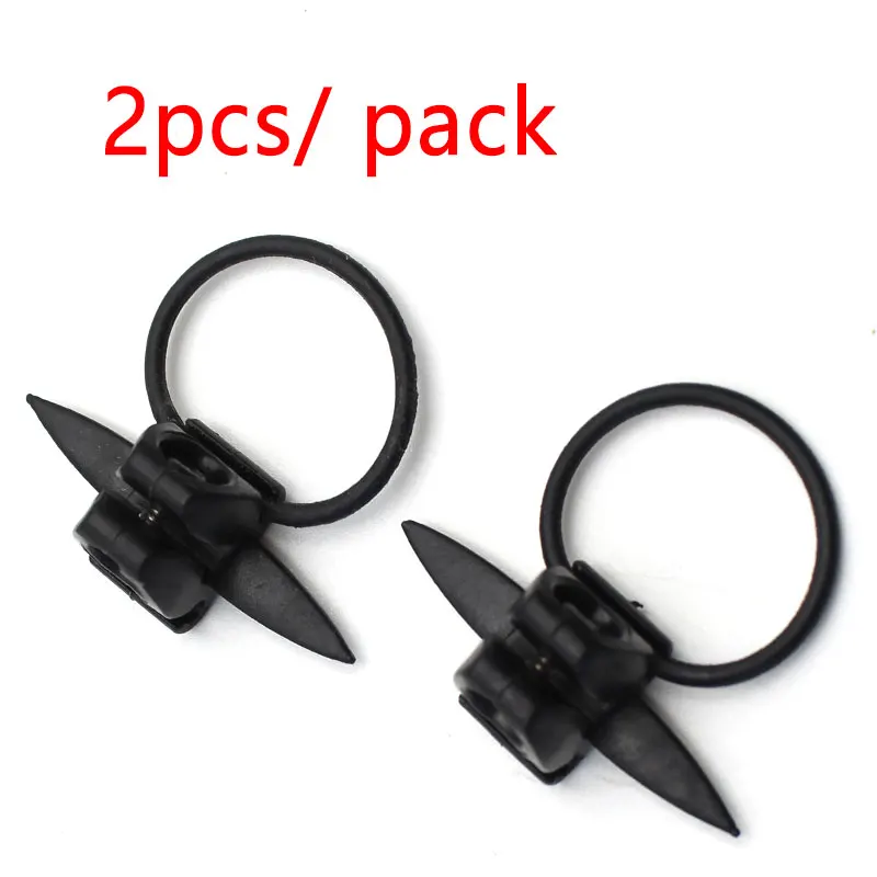 Carp Fishing Rod Accessories Carp Bobbin Fishing Alarm Indicator Swinger Nylon Main Line Tackle Mini Clip 2pcs