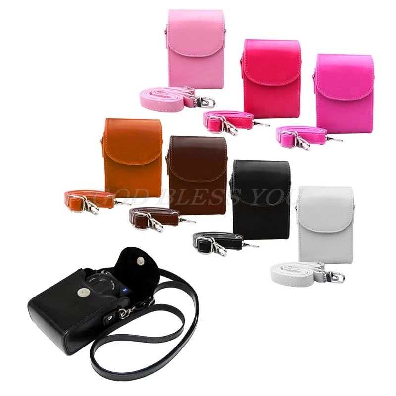 

Vintage PU Leather Camera Case Camera Shoulder Bag for Sony HX30 HX50V HX60 HX90 RX100M2 RX100M3 M4 RX100 V WX500 Accessories