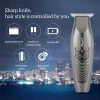 USB аккумуляторная машинка для стрижки волос Электрический триммер для волос точное стальное лезвие стрижка триммер для бороды Уход для