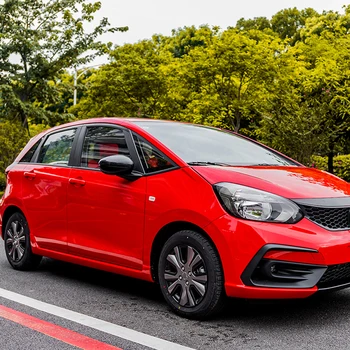 

Car Accessories for Honda Fit Jazz GR 2020 2021 ABS Glossy Carbon Fiber Style Rear View Mirror Covers Caps 1 Pair