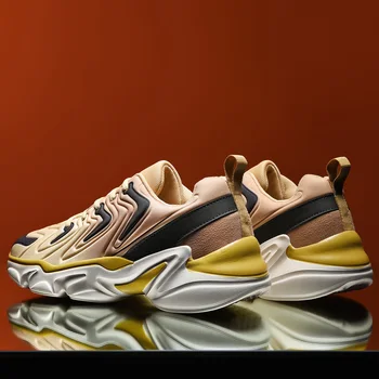 

New Stylish Four Seasons Lightweight Running Shoes for Men Good Quality Sneakers Lace-Up Breathable Jogging Shoes Size38-46