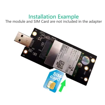 

M.2 to USB 3.0 Adapter with Dual NANO SIM card Slot for 3G/4G/5G Module