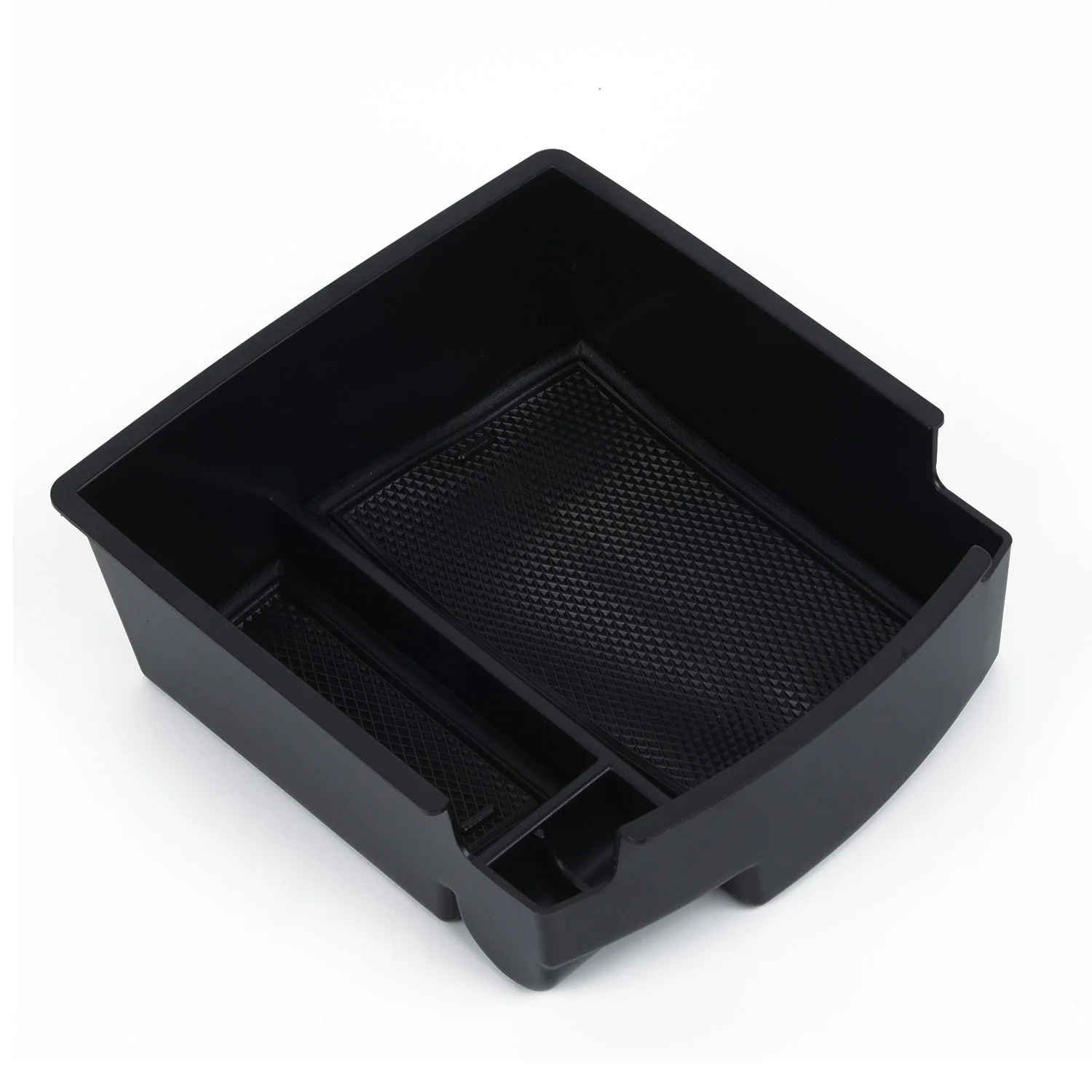 

Black ABS Plastic car Armrest Handle Storage Box For 2018 Hyundai Kona AT Drive Armrest Storage Boxes Center Console Tray
