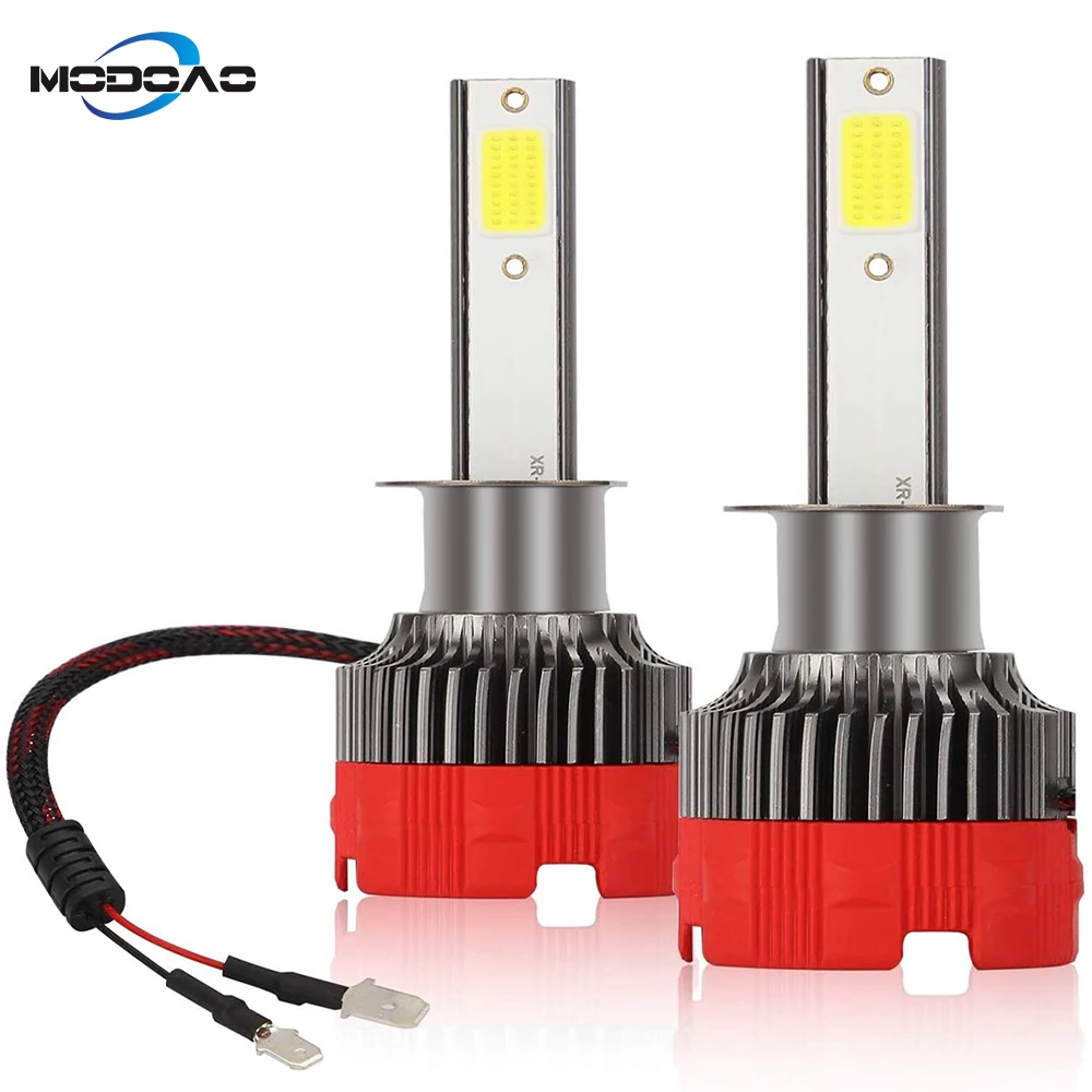 2pcs H1 H4 H7 H11 9005 9006 LED Headlight Bulbs 6000K HI Beam 50W 8000 Lumens Fog Lamp Extremely Bright DOB Chips Auto Headlamp |