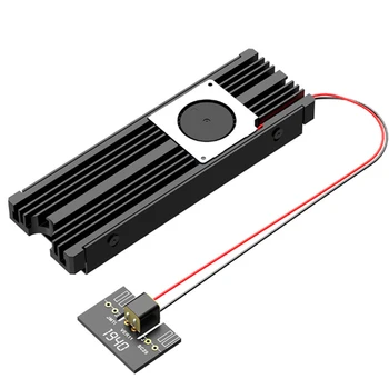 

Cooling Warship Fan NVME NGFF M.2 Heatsink 2280 Ssd Metal Sheet Thermal Conductivity Silicon Wafer Cooling Fan Heatsink