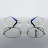 Iboode pliant progressif lecture lunettes hommes femmes Multifocal métal pliable presbyte lunettes dioptrie + 1.0 1.50 2.0 2.5 3.0 ► Photo 3/6