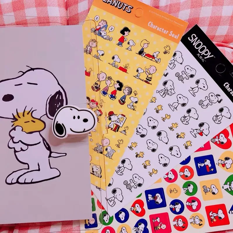 3 шт. Peanuts Rogue Dog милый мультфильм Kawaii наклейка настольная тетрадь Дневник