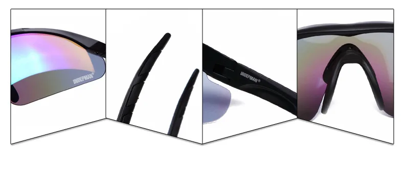 Indepman Riding Outdoor Glasses Myopia Sun Glasses Sports Goggles Cycling Glasses 0089 Partial