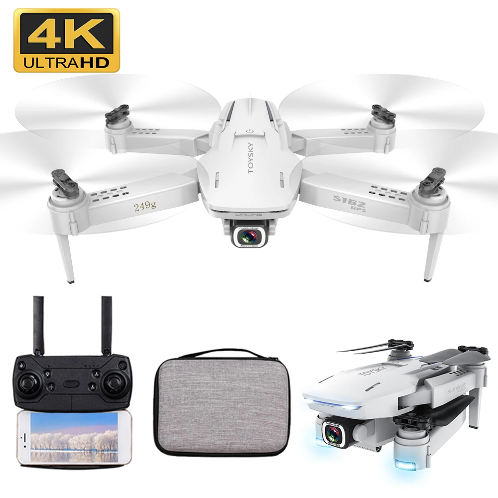 S162 дрона с дистанционным управлением GPS 4K HD 1080P 5G Wi-Fi FPV Quadcopter расстояние 500 м Дрон