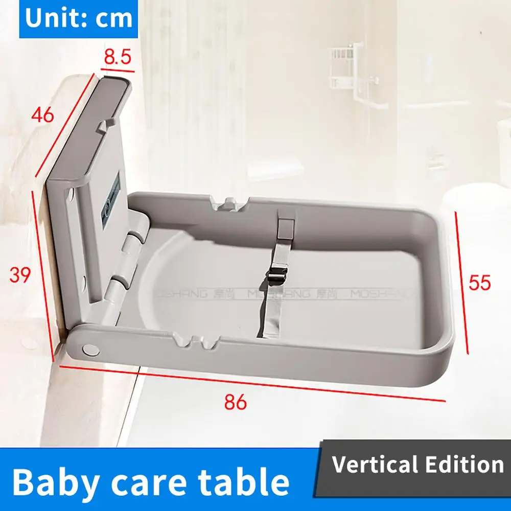Детская Пеленка, кровать для матери и ребенка, ванная комната, складное Настенное подвесное сиденье для ухода за ребенком - Цвет: F
