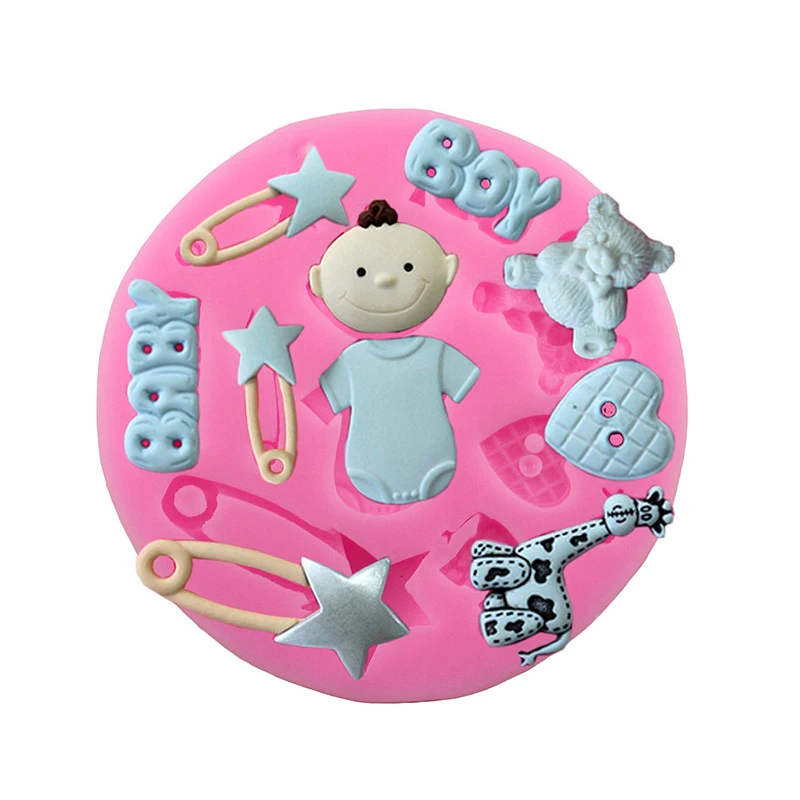 Silicone Fondant Mold for Baby Shower Party baking supplies