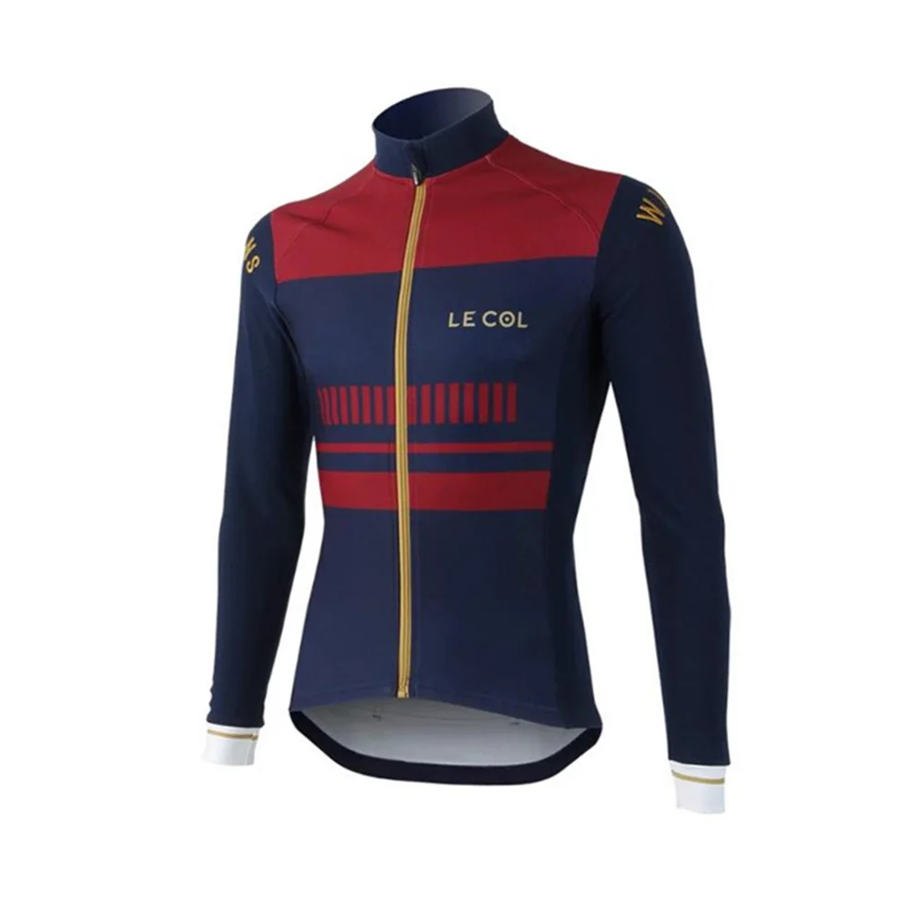 Профессиональная гоночная велосипедная Мужская теплая Джерси с длинным рукавом, зимние комплекты одежды для велоспорта, высокое качество, Ropa Ciclismo invierno велосипедная Экипировка - Цвет: pic color