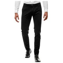 Мужской костюм брюки черные прямые повседневные Фитнес Бодибилдинг Карманный Кожа полная длина спортивные брюки для европейских и американских# G2