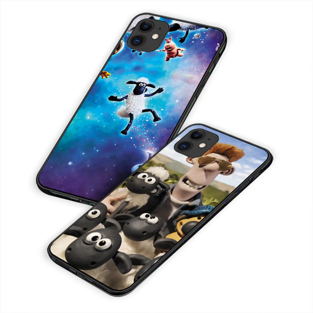 Чехлы для телефонов Shaun the Sheep cartoon Farmageddon для iphone 6S 6 7 8 Plus черный силиконовый чехол для iphone 11 Pro MAX X XS XR