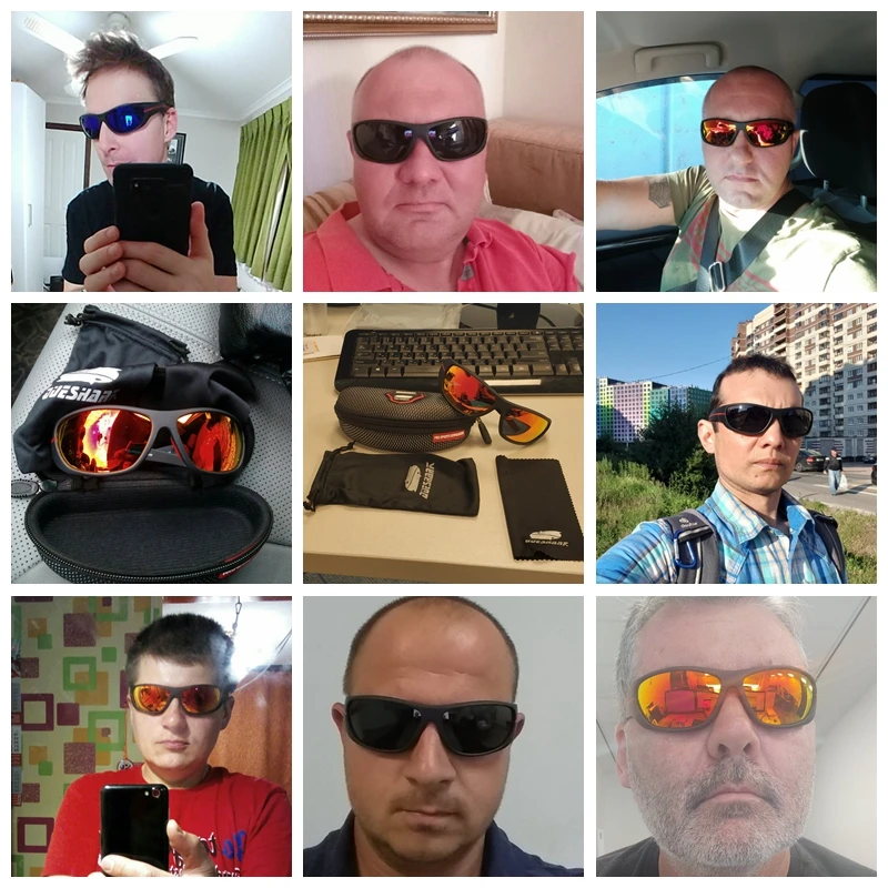 Queshark Polarized Camping Hiking Fishing Sunglasses Sports Glasses Climbing Eyewear Golf Driving Glasses Men Women polarized sunglasses fishing sunglasses