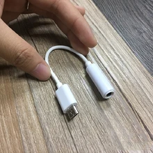 Android Cable de Adaptador de Audio V8 turno 3 5mm Cable de Audio Micro Android a 3,5 La madre de Adaptador de Audio(China)