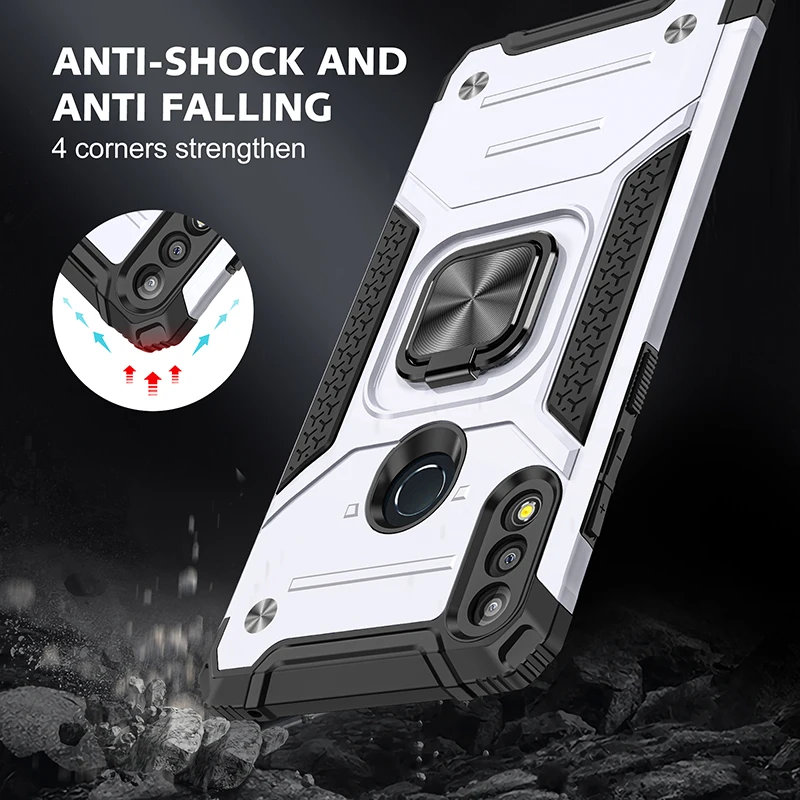 Magnetic Metal Finger Ring Stand Armor Shockproof Case For ASUS Zenfone Max Pro M1 ZB601KL ZB602KL Max Pro M2 ZB631KL ZB633KL personalised flip phone case
