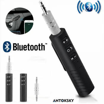 

Handsfree Bluetooth Car Kit Auto 3.5mm Jack Aux Bluetooth Wireless Music MP3 Audio Adapter Receiver For Headphone