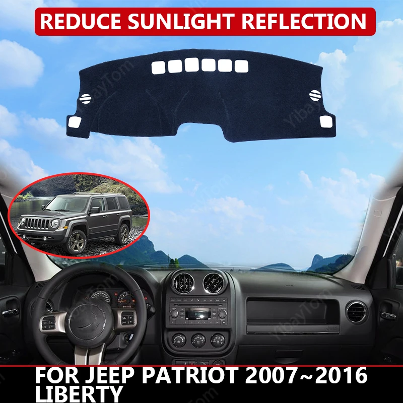 

Накладка на приборную панель автомобиля для Jeep Patriot 2007 ~ 2016