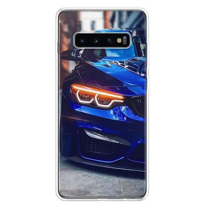 Синий красный чехол для автомобиля Bmw, чехол для телефона samsung Galaxy S10+ Lite Note 10 9 8 S9 S8 J4 J6 J8 Plus S7 S6, чехол - Цвет: TW094-1