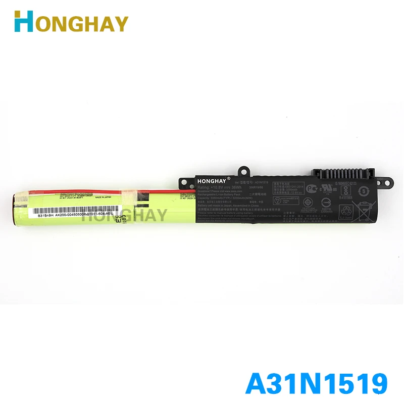 HONGHAY A31N1519 Аккумулятор для ноутбука ASUS R540L X540L X540LA X540LJ X540S X540SA X540SC X540YA 1A 3NR19/66I|laptop