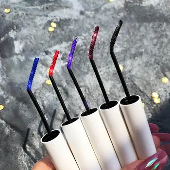 

Color Mascara Colored Stem Color Thick Mascara Long Enlarged Waterproof Quick Thin Curling Brush Head Water Eyelash Drying F9B0