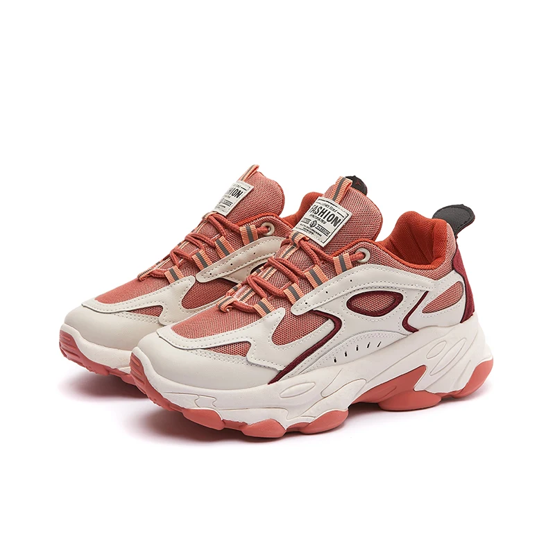 Women's Thick-soled Sports Shoes Thick-soled Vulcanized Shoes Fashion Breathable Casual Women's Shoes 2022 New Luxury