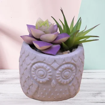 

1Pc Simulated Succulent Bonsai Decoration Fake Fleshiness Ornament Artificial Plant Ornament for Home Office (Assorted Color)