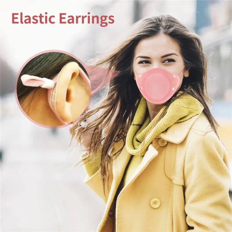 

Adult Kid Reusable Silicone Face Mask Filtration Mask With Replacement Filter Non-Woven Fabric Protective Anti-Dust Smoke