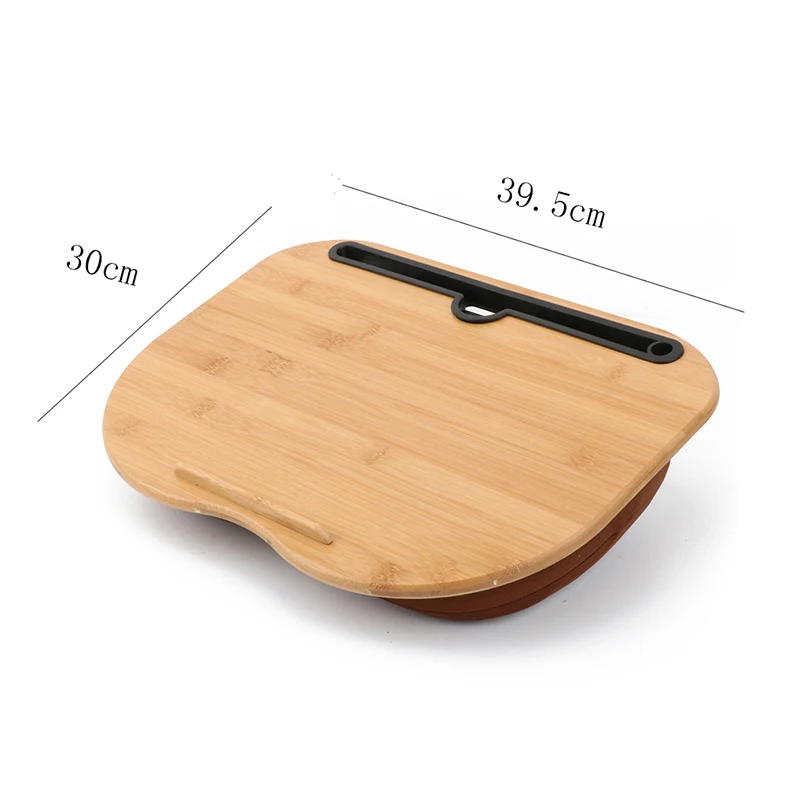 Wood Pc Tablet Desk Bed Cushion Knee Handy Computer Reading Writing Table  Tablet Tray Cup Holder Laptop Stand Pillow Office Desk - Laptop Stand -  AliExpress