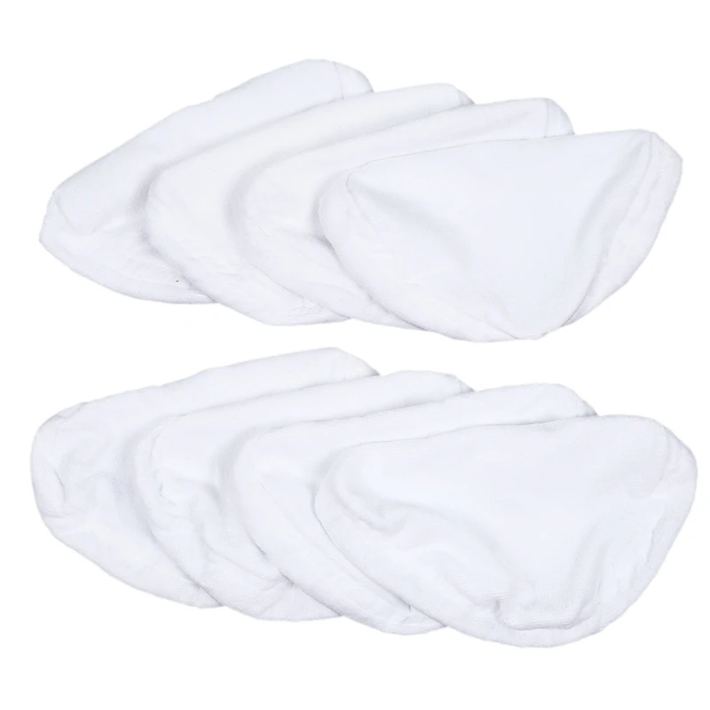 8 шт. пароочиститель Швабра Ткань колодки Замена одежды микро-волокна моющиеся