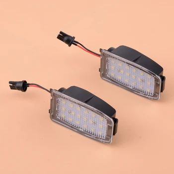 

CITALL 2pcs LED Under Courtesy Mirror Puddle Light 3528SMD fit for Land Rover Range Rover LR2 LR3 LR4 Sport