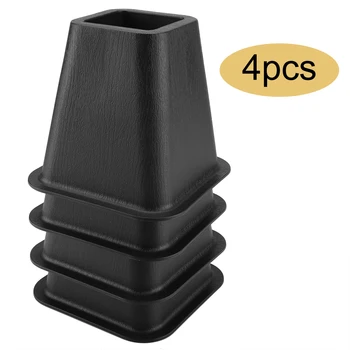 

4pcs Imitation Porcelain Furniture Raisers For Bed Risers Chair Desk Table Wood Floor Feet Protectors For Bed Chair Desk Table
