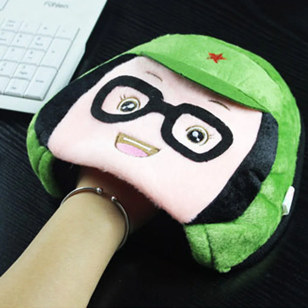 Коврик для мыши с подогревом зимний теплый коврик толстый мультяшный USB порт