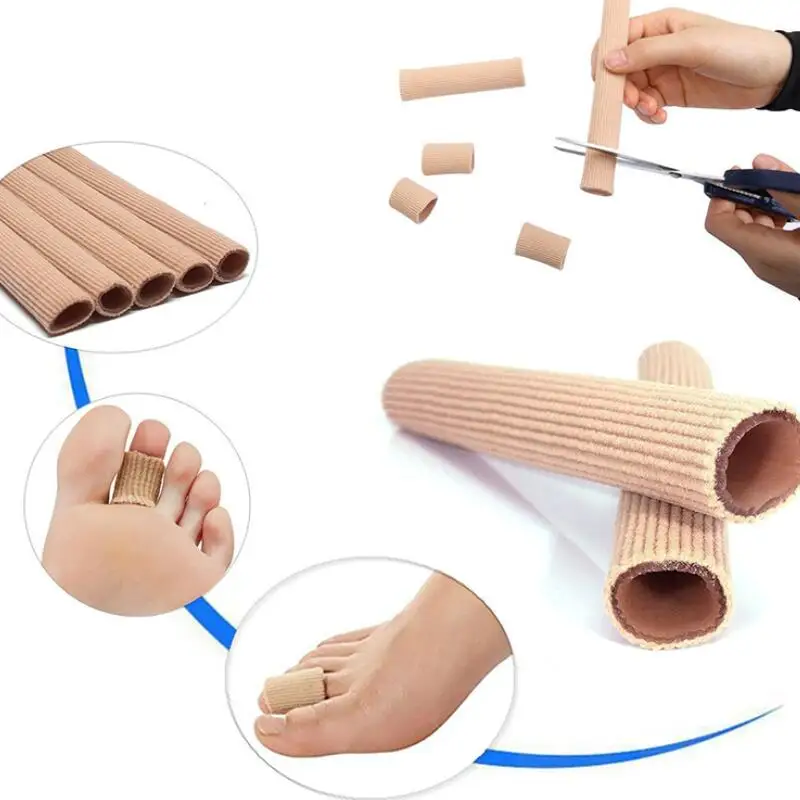 Fabric Gel Silicone Feet Finger Corrector Insoles Bunion Toes Fingers