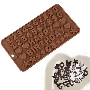 

Letter/Number Silicone Mold Fondant Mold Cake Decorating Tools Chocolate Mold Kitchen Baking Mould DIY Kitchen Baking Tools
