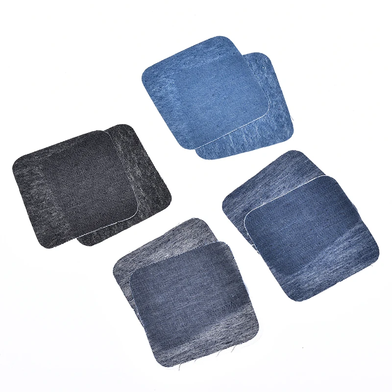 2018 New Fashion 2pcs Elbow Knee Repair Iron-on Jeans Patches Clothes Decorative Sewing Patches Stickers Accessories