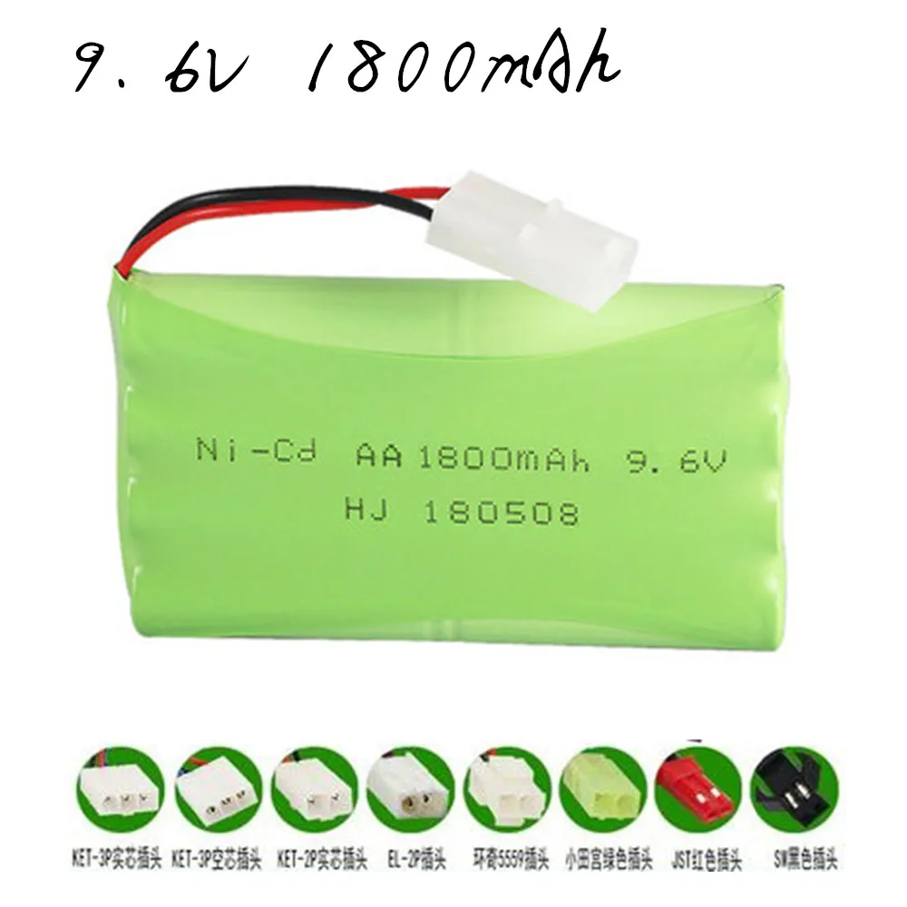 

1800mAh 9.6v Battery For RC Car battery 9.6 v nicd rechargeable Battery for RC Toys car boat Trucks Gun