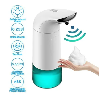 

280ML Automatic Foaming Hand-Soap high-speed activation Dispenser Touchless IR Sensor for hand-soap liquid Handsfree Foam Liquid