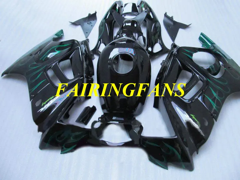 Комплект обтекателей для мотоцикла HONDA CBR600F3 97 98 CBR 600 F3 600F3 CBR600 1997 1998 зеленый