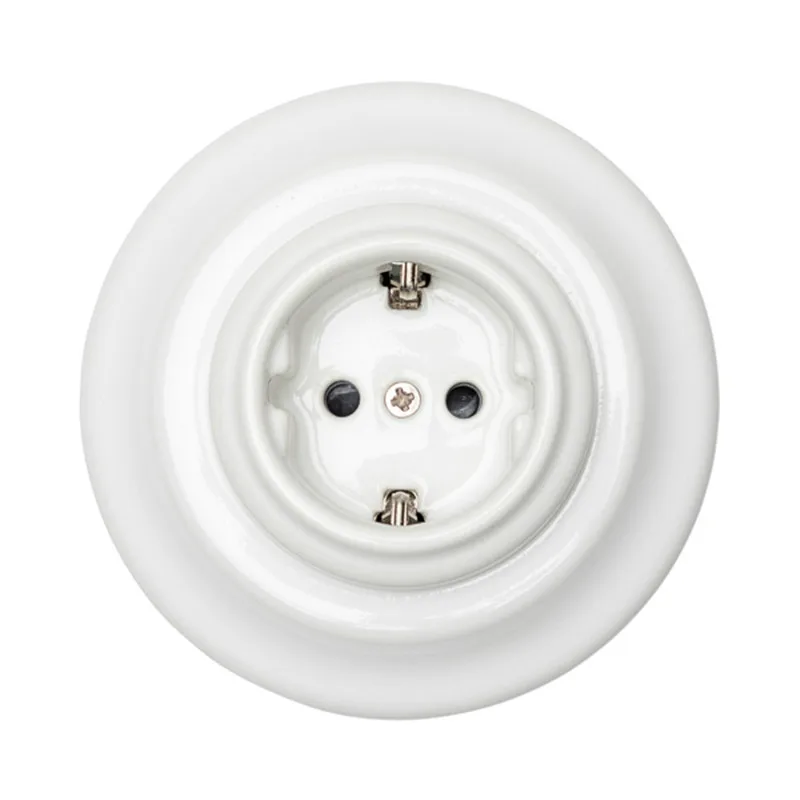 alemanha tomada ceramica porcelana nivelada montado tomadas de parede eletricas 04