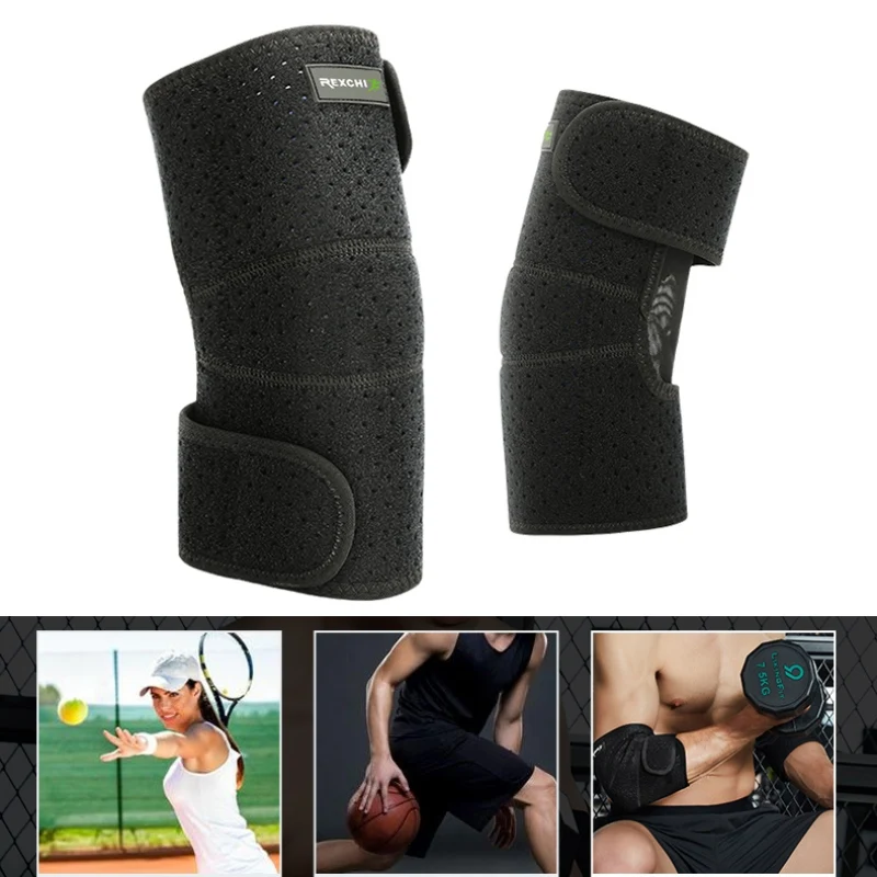

Outdoor Sports Elbow Support Brace Pad Injury Aid Strap Guard Wrap Band Elbow Support Elastic Gym Sport Elbow Protective Pad